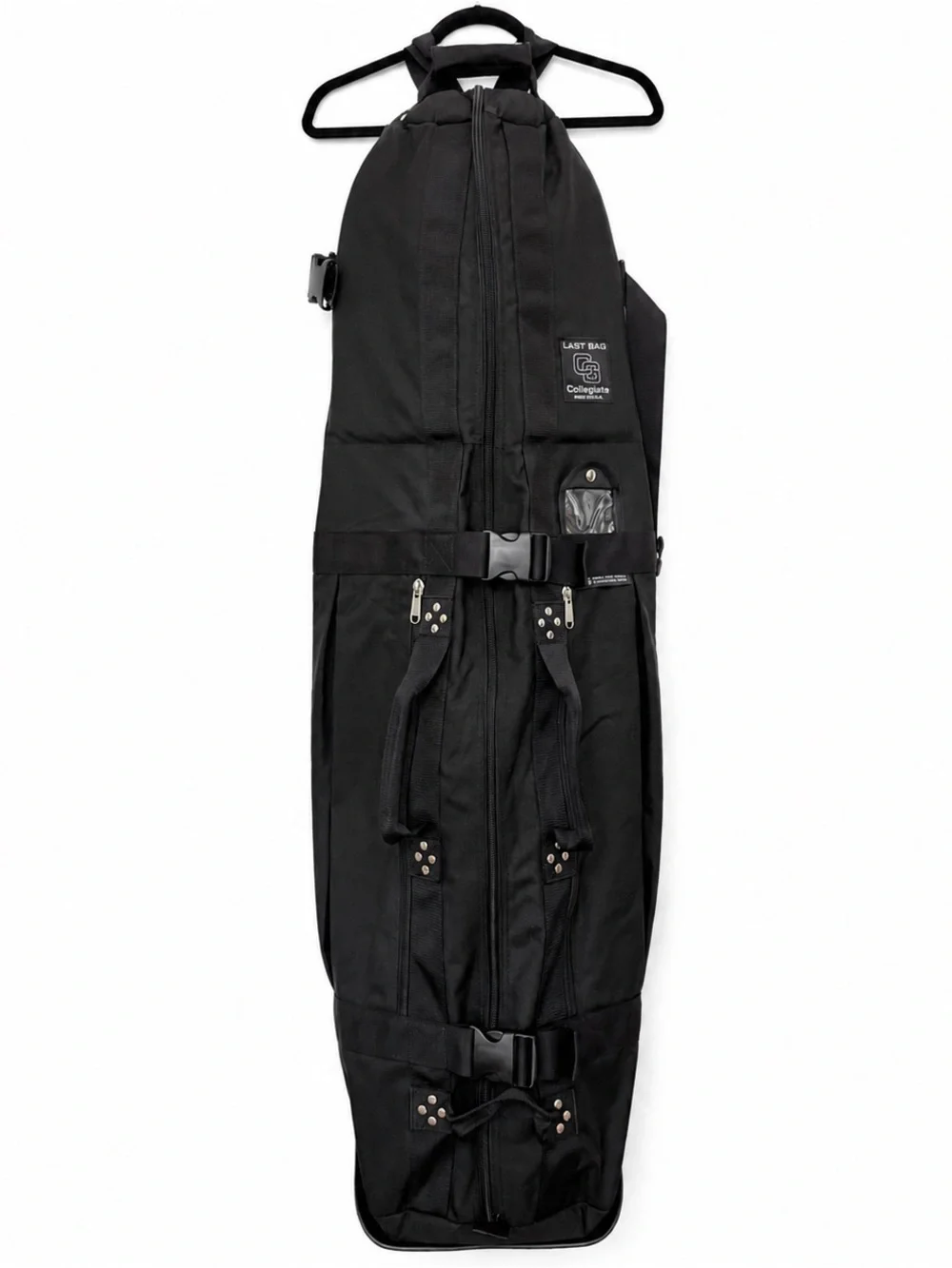 Club Glove Burst Proof w/ Wheels ll Golf Travel Bag USA Made Black Cordura EUC